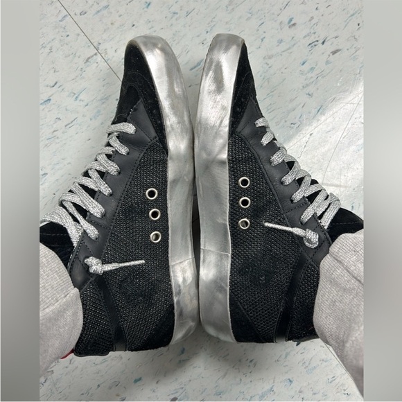 NIB Women's Golden Goose Mid/Star Double Quarter Snkr, Leopard Stars, Sz. 37 - Picture 2 of 6